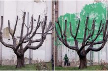Londone – naujasis gatvės menininko Banksy kūrinys