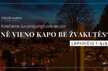 Ragina skleisti šviesą – su žvakele aplankykime apleistus kapus