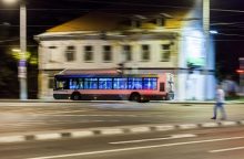 Vilniuje savaitgaliais pradeda kursuoti naktiniai autobusai