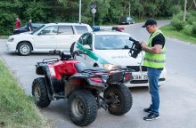 Kėdainių rajone rasti Estijoje pavogti keturračiai, įtariamasis – areštinėje