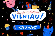 Kaunas sveikina Vilnių su 699-uoju gimtadieniu ir dėkoja už kartu pasitiktas KEKS akimirkas