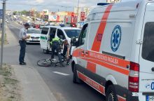 Marijampolės policininkas partrenkė dviračiu važiavusį paauglį