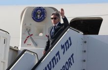 A. Blinkenas atvyko į Izraelį siekti susitarimo dėl paliaubų Gazos Ruože