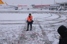 Sniegui užklojus Pietryčių Europą, uždarytas Stambulo oro uostas