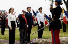 Prancūzijos prezidentas E. Macronas pradėjo D dienos renginius