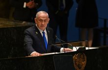 „Hamas“ smerkia akivaizdų B. Netanyahu melą JT Generalinėje Asamblėjoje 