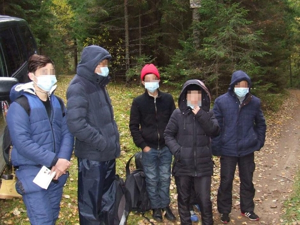 Pasieniečiams įkliuvo nelegaliai sieną kirtę vietnamiečiai ir jų vedliai