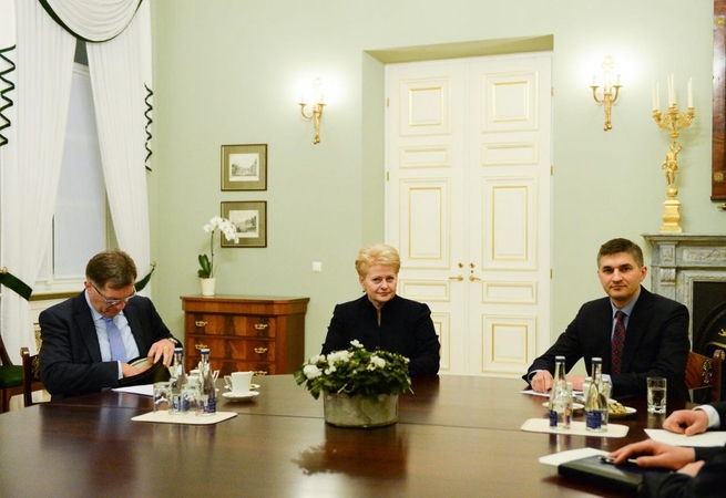 Prezidentė: Lietuvos pozicija derybose su „Gazprom“ duoda rezultatų 