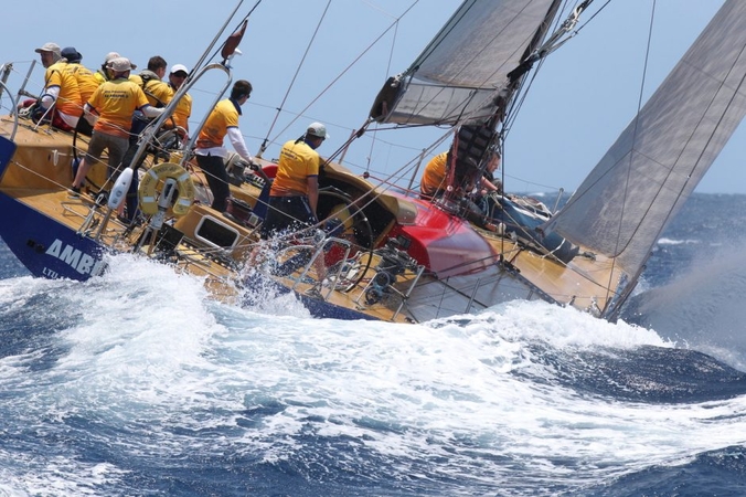 Jachta „Ambersail“ startuoja „Volvo Ocean Race“ Legendų regatoje