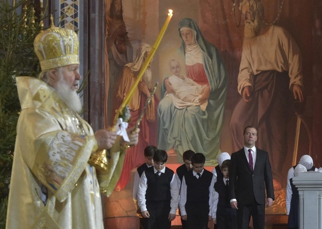 Patriarchas Kirilas pritaria Sirijos bombardavimui 