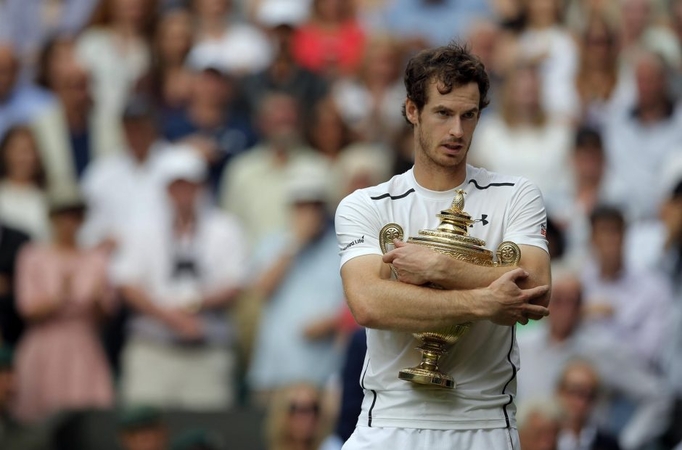 A. Murray'us antrą kartą laimėjo Vimbldono turnyrą