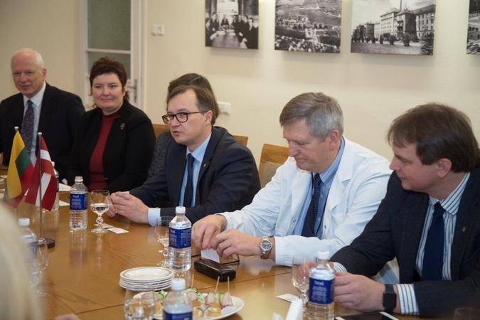 LSMU ir Kauno klinikose lankėsi svečiai iš Latvijos ligoninės