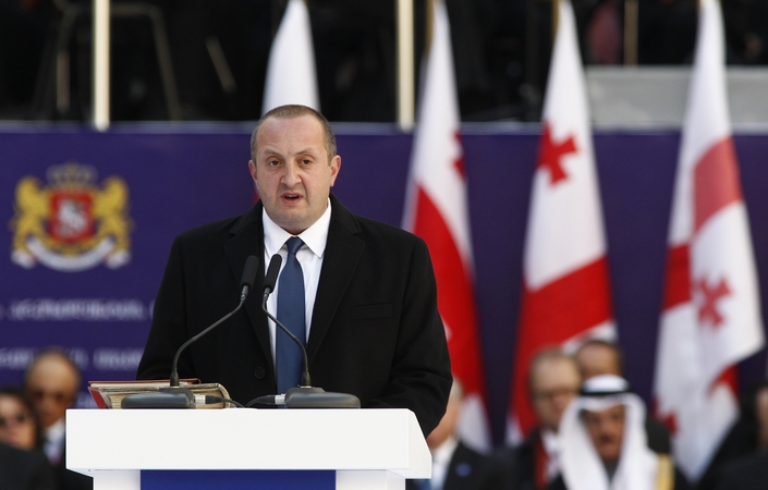 Gruzijoje inauguruotas naujasis prezidentas G. Margvelašvilis 