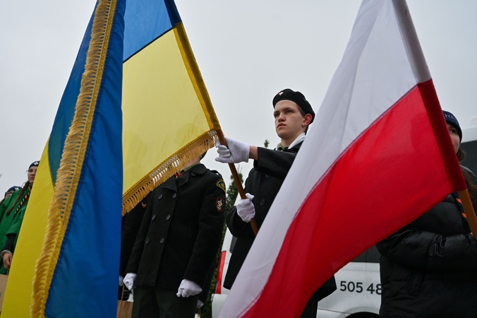 Betliejaus ugnies perdavimas Lenkijos - Ukrainos pasienyje