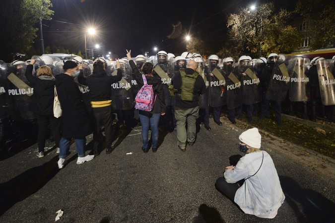 Po KT sprendimo dėl abortų Lenkijoje kilo audringi protestai