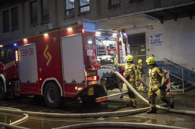 Per gaisrą Lenkijos Čenstakavo mieste žuvo vienas žmogus