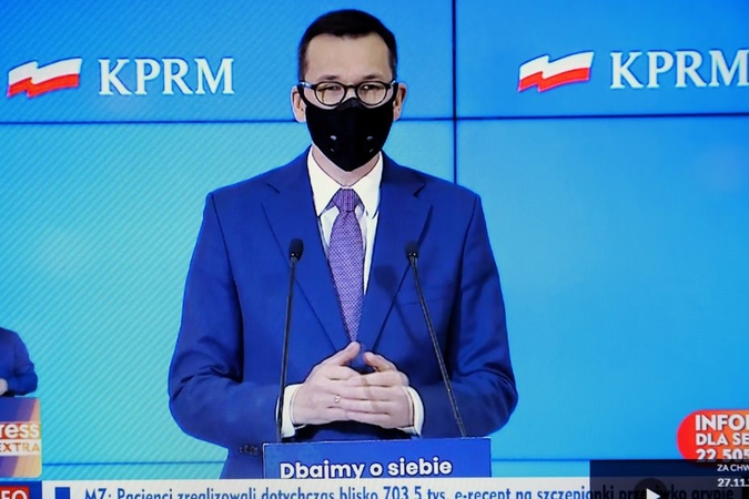 Lenkija blokuos ES biudžetą, jei nebus rastas „visai ES palankus sprendimas“