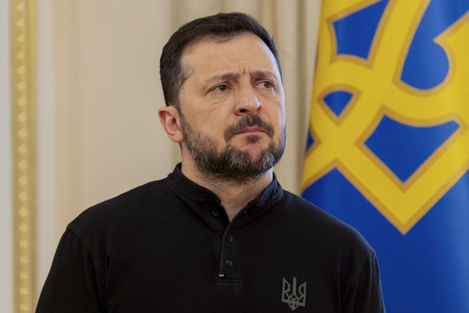 Zelenskis vėl kirto Trumpui: neparduosime Ukrainos