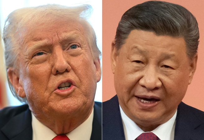 Donaldas Trumpas ir Xi Jinpingas