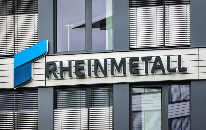 „Rheinmetall“ akcijos nuo karo Ukrainoje pradžios išaugo dešimteriopai