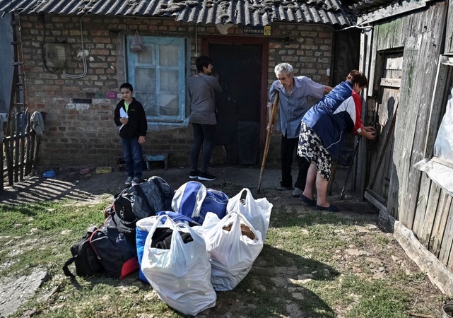 Ukraina įsakė evakuoti civilius Chersono regione