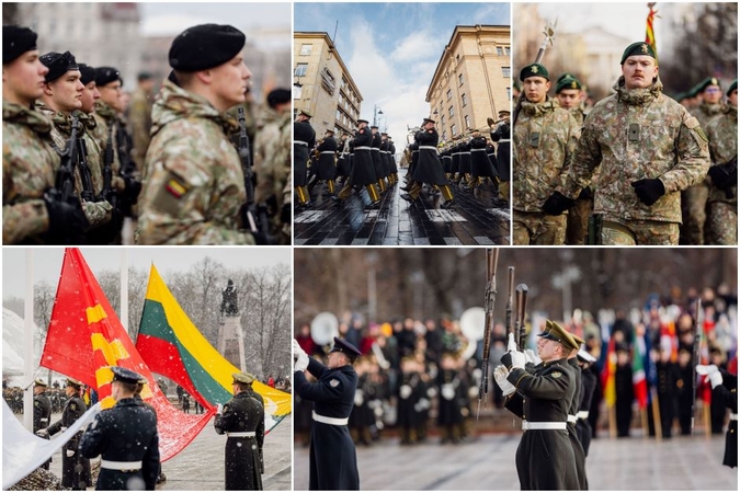 Vilniuje – Lietuvos kariuomenės dienos rikiuotė ir karių paradas