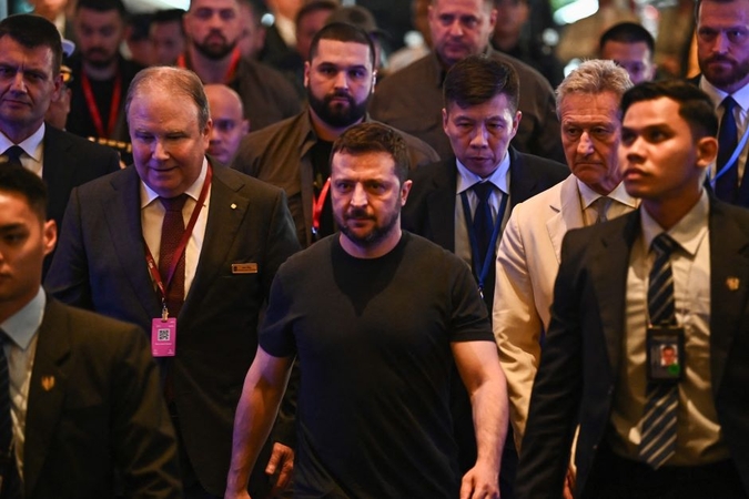 V. Zelenskis atvyko į Singapūro saugumo forumą