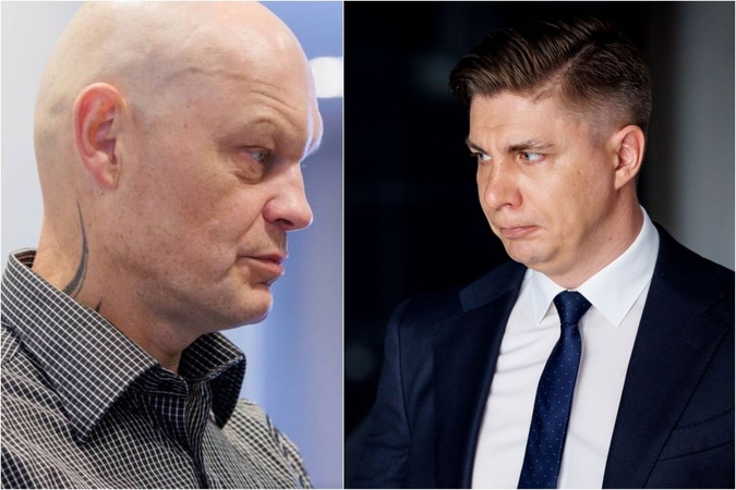 Andrejus Lobovas (kairėje) ir