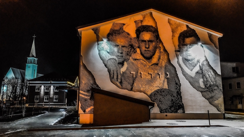 Žydų istoriją primins piešiniu: atminimą įprasmino Gargžduose