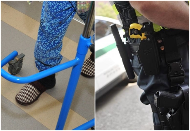 Triukšmas reabilitacijos ligoninėje: keturi policininkai tramdė pacientą