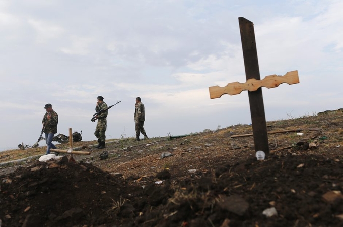 Ukraina sako atrėmusi naujausią Rusijos puolimą ties Bachmutu