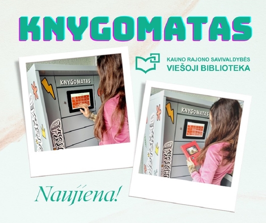 Naujovė Kauno rajone – knygomatas