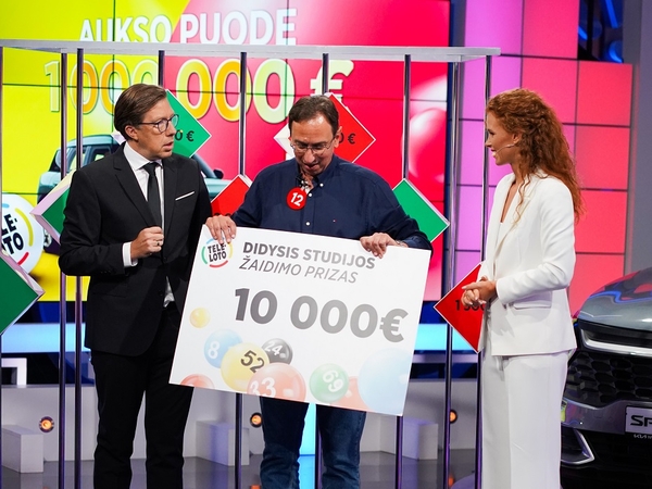 10 000 Eur laimėjęs Gediminas kvietimo į studiją vos neperleido kaimynei.