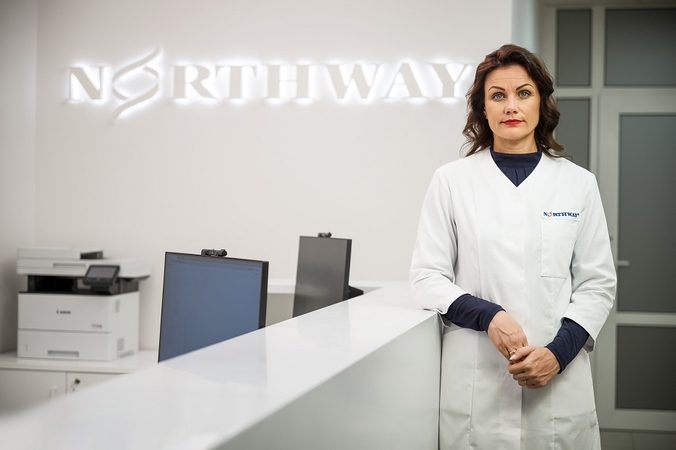 Kauno medicinos centro „Northway“ padalinio vadovė gydytoja Auksė Gečionienė.