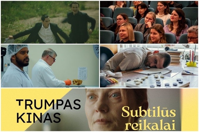 Komedijos, tragedijos ir kiti reikalai – balandį į kino teatrus grįžta „Trumpas kinas“
