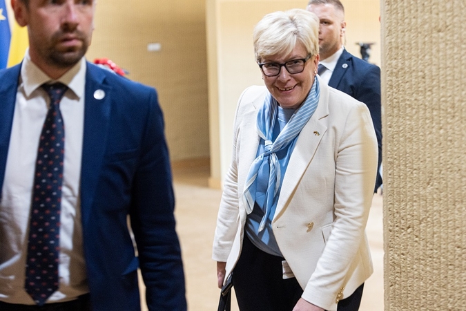 Premjerė Ingrida Šimonytė.