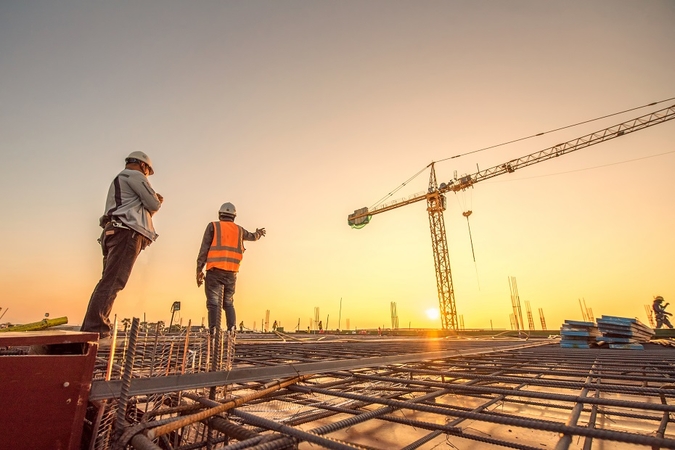Statybų sąnaudų kainos per mėnesį sumažėjo 0,3 proc.