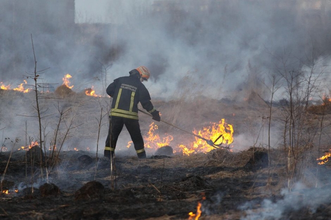 Pranešimas apie Radviliškio rajone užsidegusį durpyną nepasitvirtino