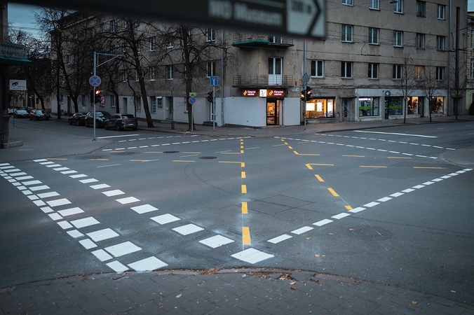 Vilniuje bus išbandomos įstrižos perėjos