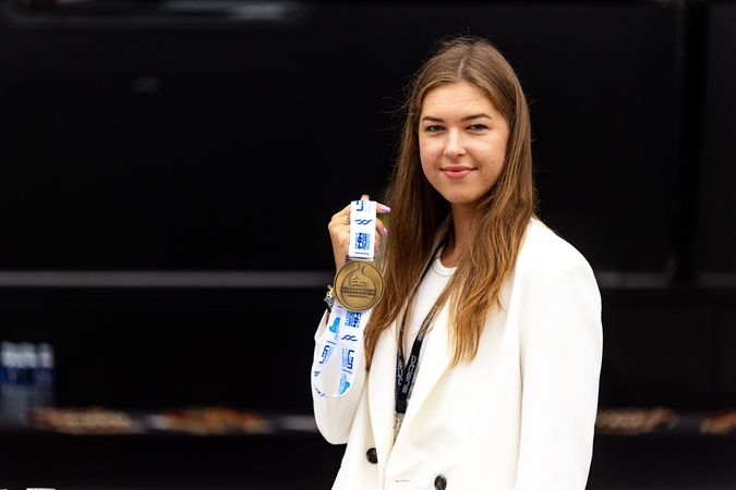 K. Teterevkova: medalis – nuopelnas už visą sunkų darbą