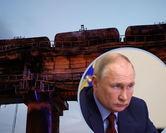 Kaip V. Putiną paveiks Krymo tilto sprogimas?