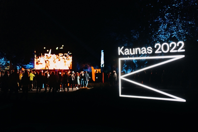 Estijos mieste Tartu – gigantiški gimtadienio atvirukai iš Kauno