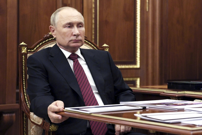 V. Putinas pasirašė įstatymus dėl keturių Ukrainos regionų aneksijos