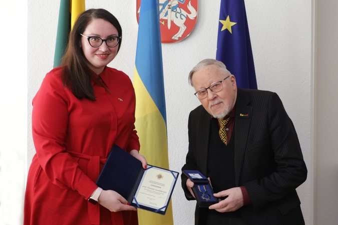 Evelina Dobrovolska ir Vytautas Landsbergis