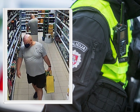 Po alkoholinių gėrimų vagystės – neatsakyti klausimai: policija prašo pagalbos