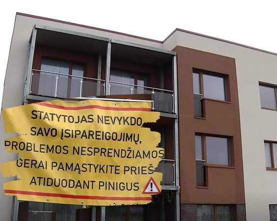„Pilaitės terasų“ gyventojai – neviltyje: butuose ir kotedžuose neįmanoma gyventi