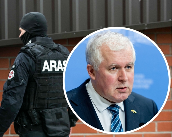 Dėl įtartinos siuntos į A. Anušausko namus atlėkė „Aras“: pavojus – netikras