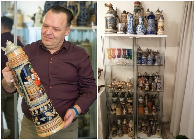 Pirma: alaus bokalų kolekcionavimas – Ž. Stanulevičiaus aistra, prasidėjusi nuo Vokietijoje rasto bokalo. Dabar jo namuose įvairiausių bokalų – per 500.