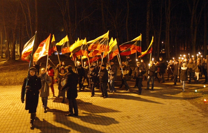 Eitynėmis su deglais paminėta Klaipėdos krašto diena