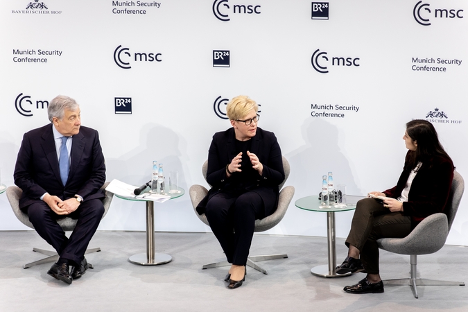 I. Šimonytė: solidarumas ir pasitikėjimas – euroatlantinės šeimos narių stiprybė